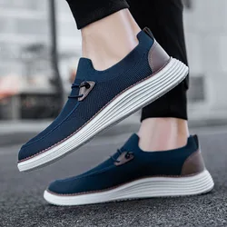 Fujeak Shoes For Man Breathable Fashion Men Sneakers Outdoor Casual Walking Loafers Breathable Tenis Masculin Zapatillas Hombre