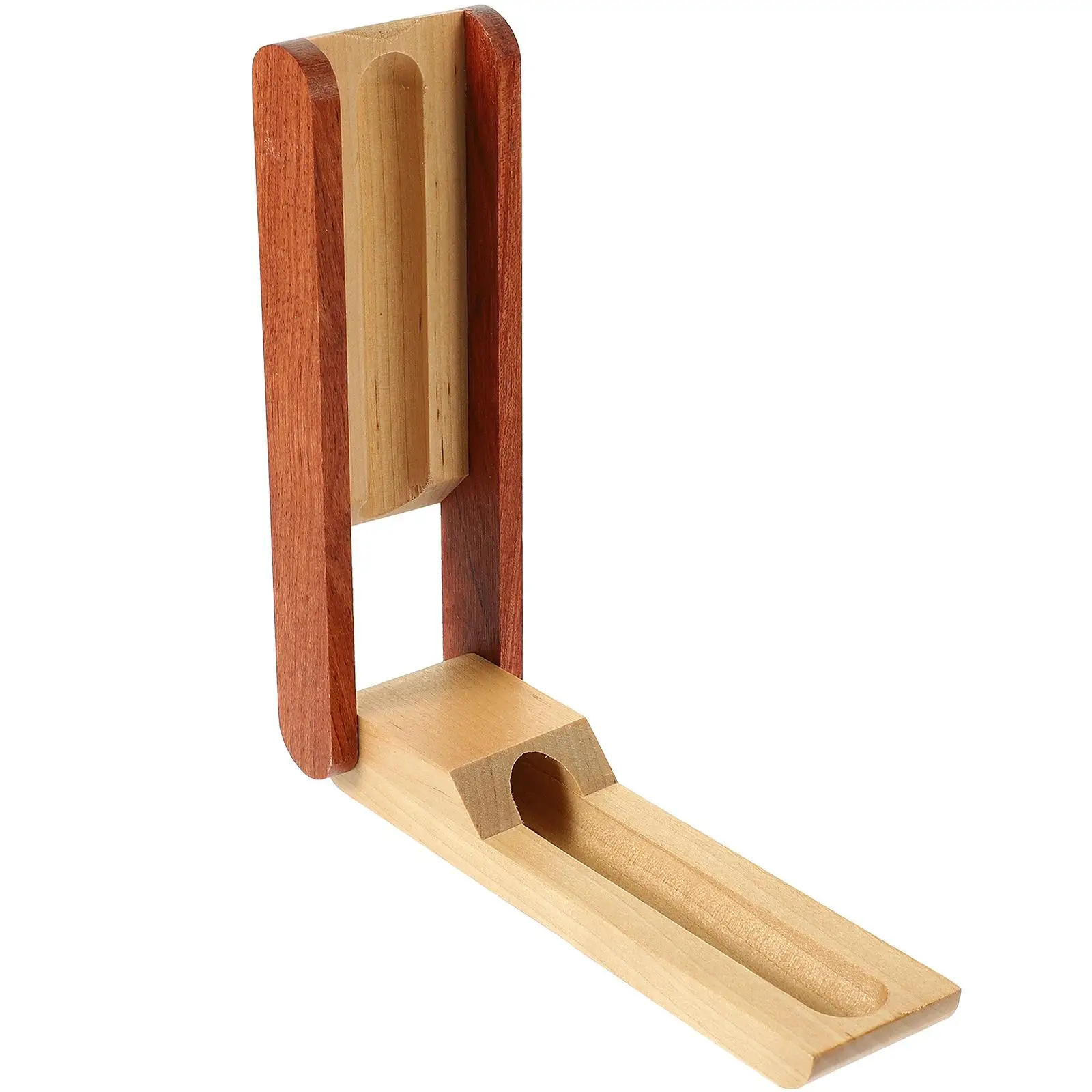 Wooden Pen Box Single Holder Display Case Fountain Storage Tube Ballpoint Organizer