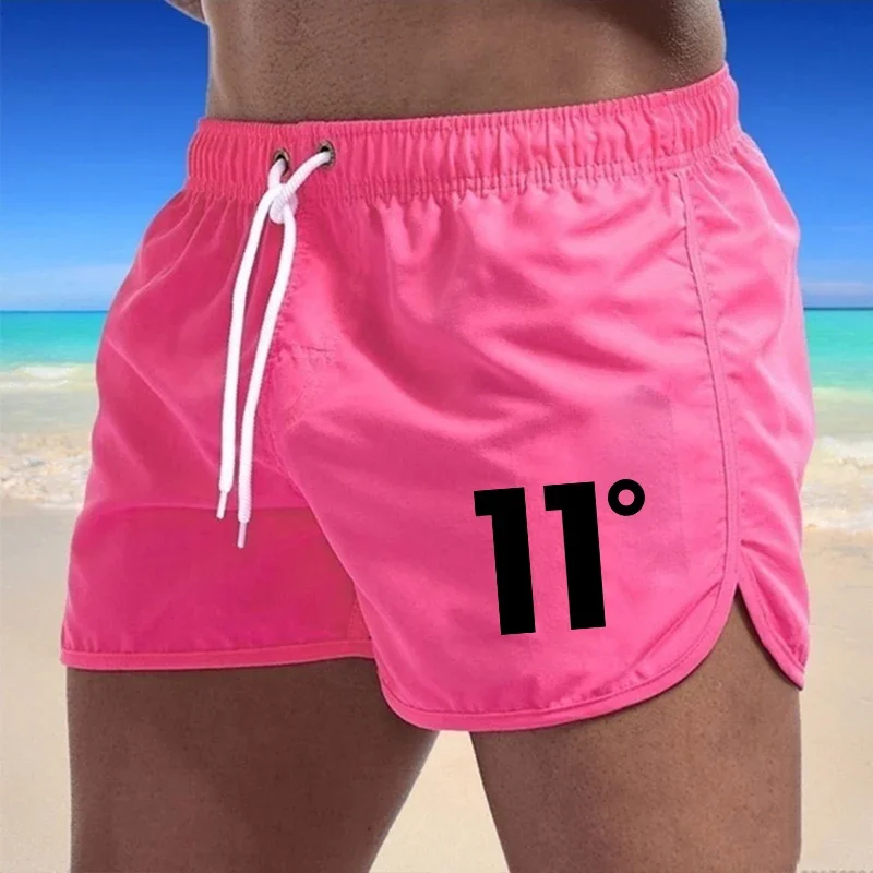 2024 New Hot Summer Swim Trunks Sport Gym Running Shorts Male Beachwear Luxury Beach Shorts Quick Dry Mens Siwmwear Board Briefs