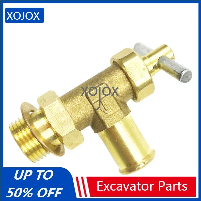 XOJOX Excavator oil pan oil drain screw Oil out valve Excavator Accessories For CATERPILLAR CAT 330D 336D C9