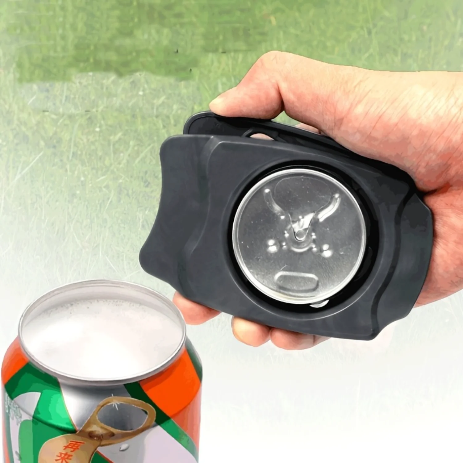 

Stainless Steel Multi- Can Opener - Easy Open, Convenient For Beer & Drinks