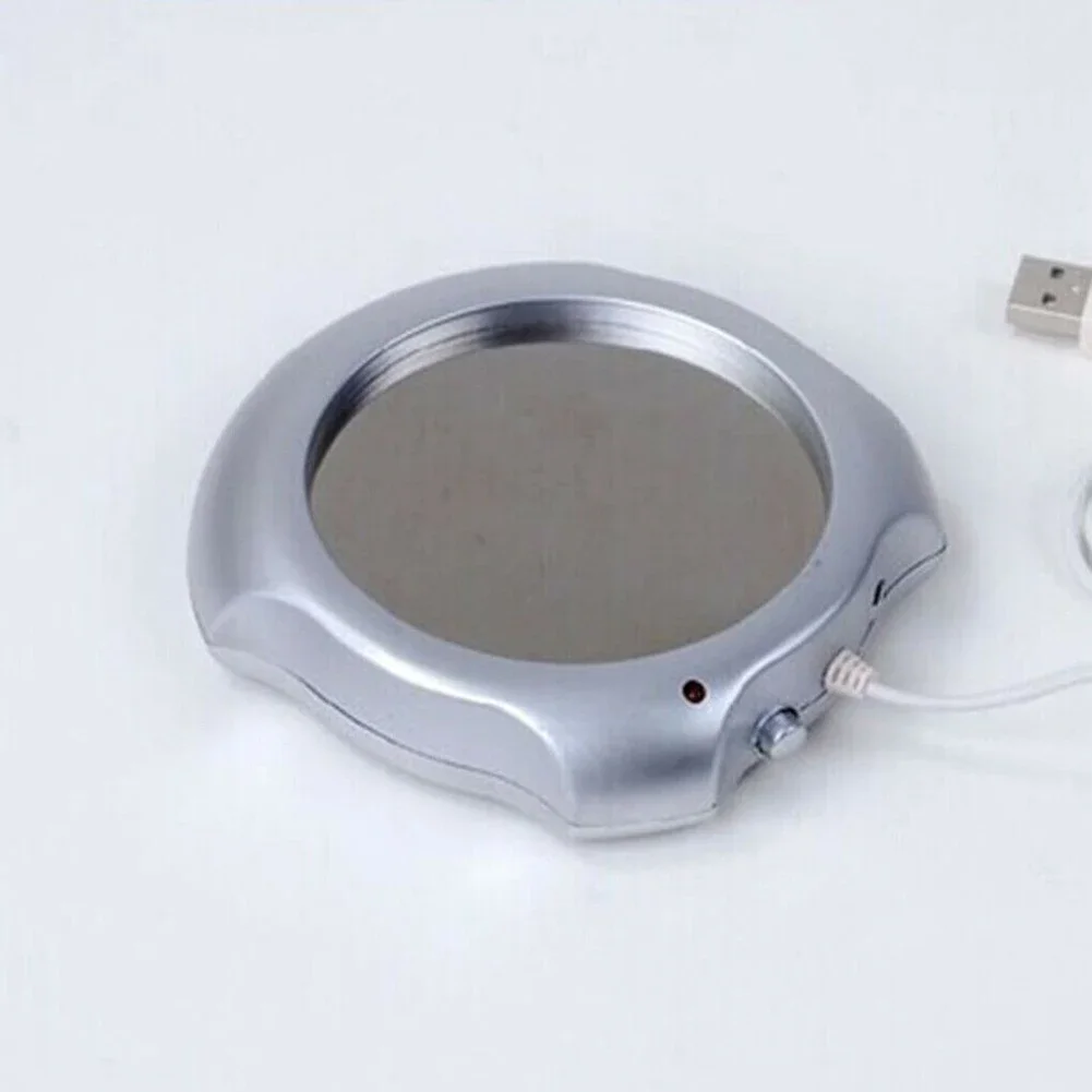 USB Coffee Mug Warmer Tea Milk Cup Heater Pad Heating Plate Thermostatic Coasters Cup Warmer For Office Home Desk