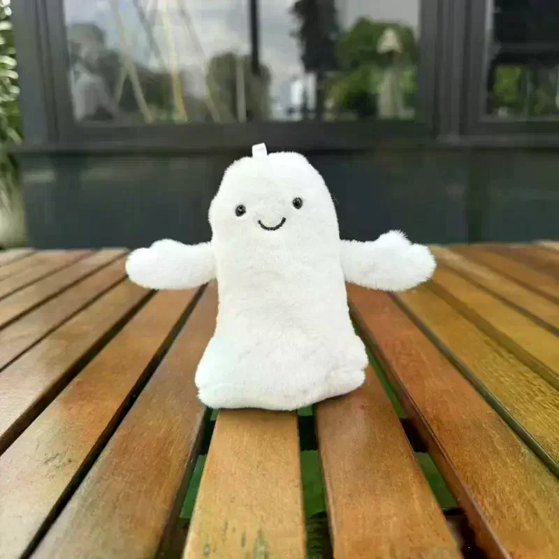 Fun Cartoon Halloween Skeleton Bat Plush Doll Pendant Keychain Creative Cute Backpack Accessories For Children Holiday Gifts