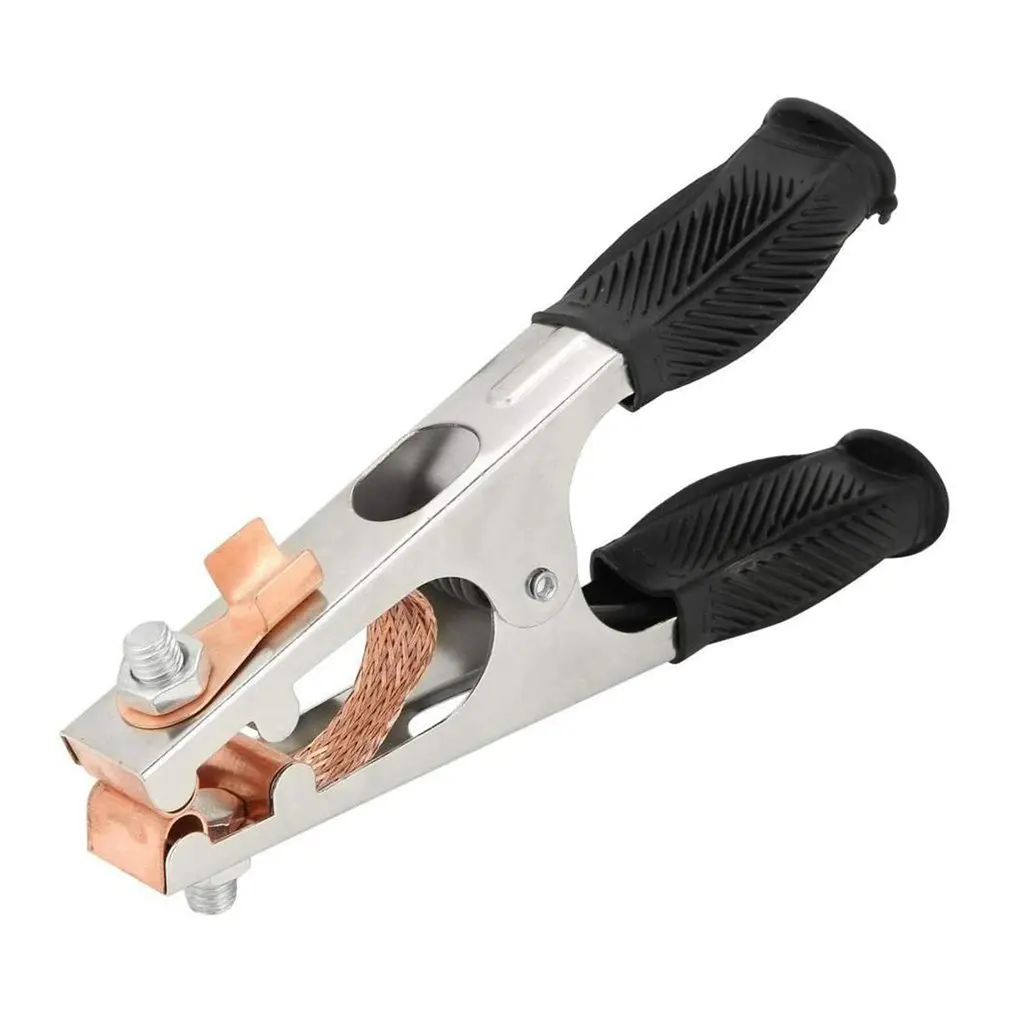 500A Welding Ground Clamp Welding Electrode Holder Earth Ground Cable Clip Ground Clamp For Manual Welder Copper Welder Tools