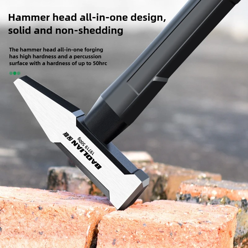 Hardware Tools, Building Decoration, Flat Head Hammer 200g, Plastic Coated Duckbill Hammer, Hammer Head 500g, Fitter Hammer