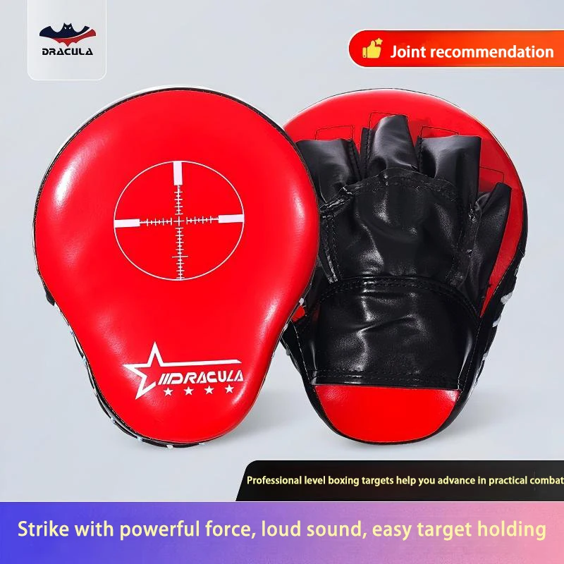 Dracula 1 par de manoplas de boxeo curvadas de microfibra, manoplas de golpeo para entrenamiento de manos, para Kickboxing, Karate, Muay Thai, Kick Sparring