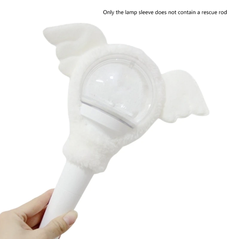 ปกการ์ตูน Lightstick ตกแต่งแขน Scratchproof GLOW Plush Sheath D5QF