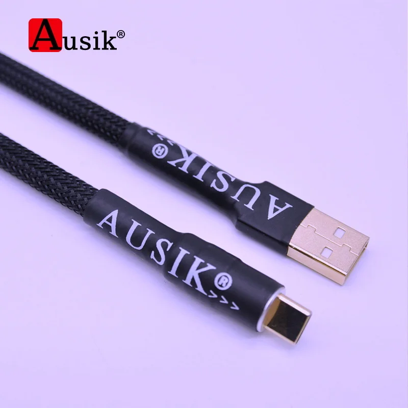 HiFi 2.0 USB Type A To C Data Cable / Canare Audio Cable for PC MP3 CD DVD Amplifier DAC AUSIK AS016