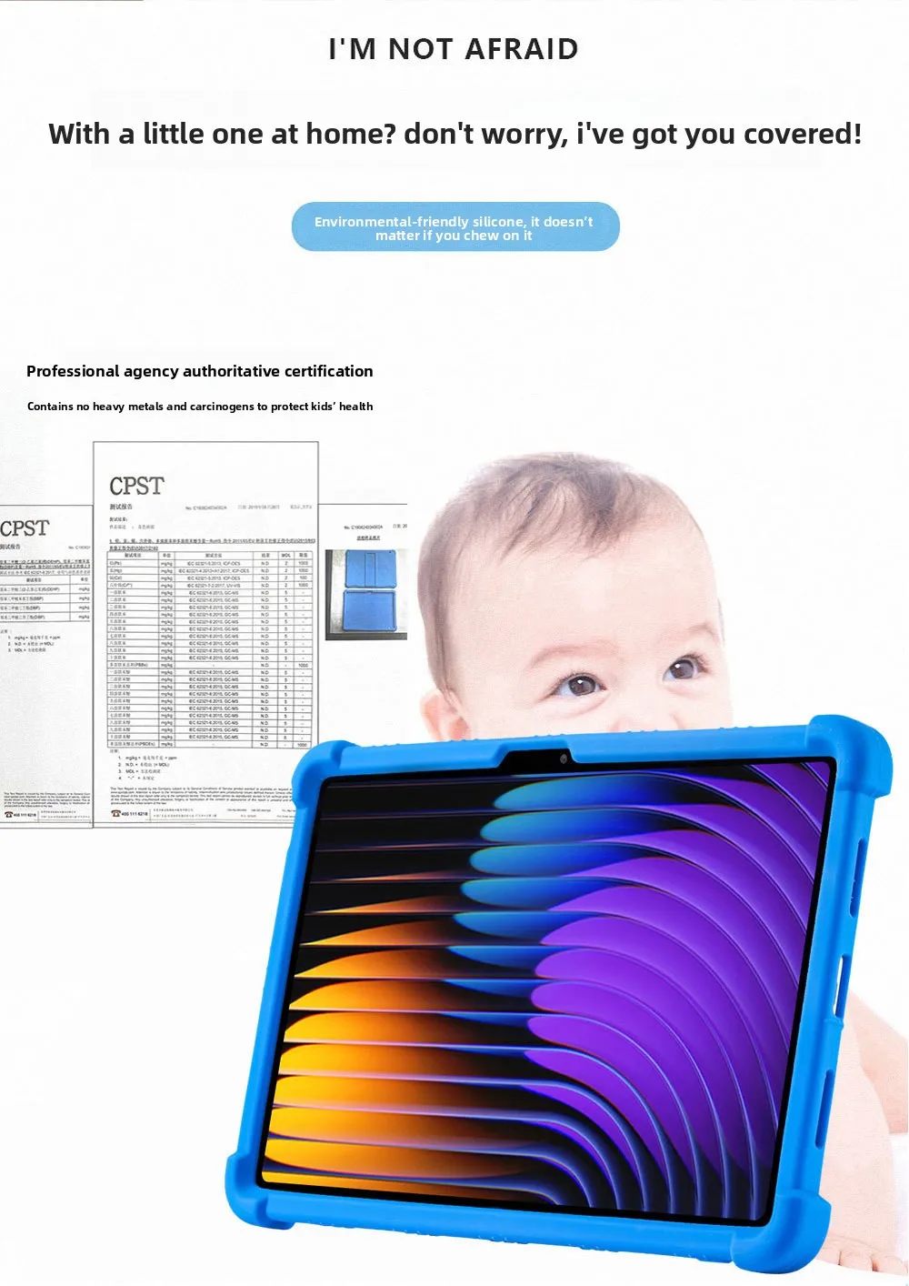 Stoßfeste TPU-Hülle für Xiaomi Pad 7/7 Pro 11.2, Vollständiger Schutz mit Ständer, Mehrere Farben – Detail 4