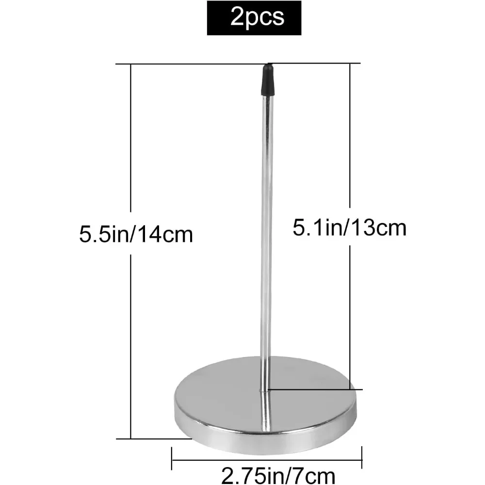 For 2 Pcs  Receipt Racks, Table Ordering Racks, Restaurant Receipt Nails, Round-bottom Note-taking Racks, Restaurant Cafes