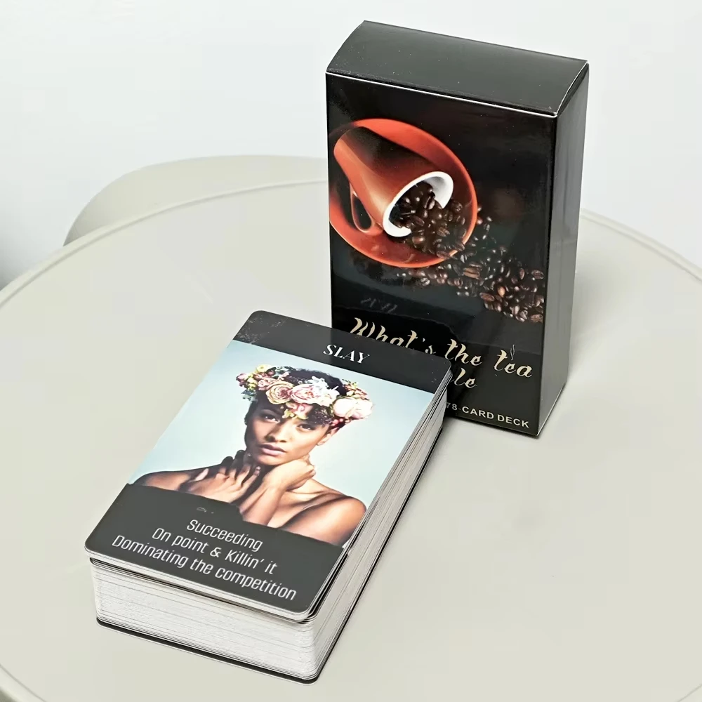 

10.3*6cm What's The Tea Situations Oracle Deck 78 Pcs Cards Tarot