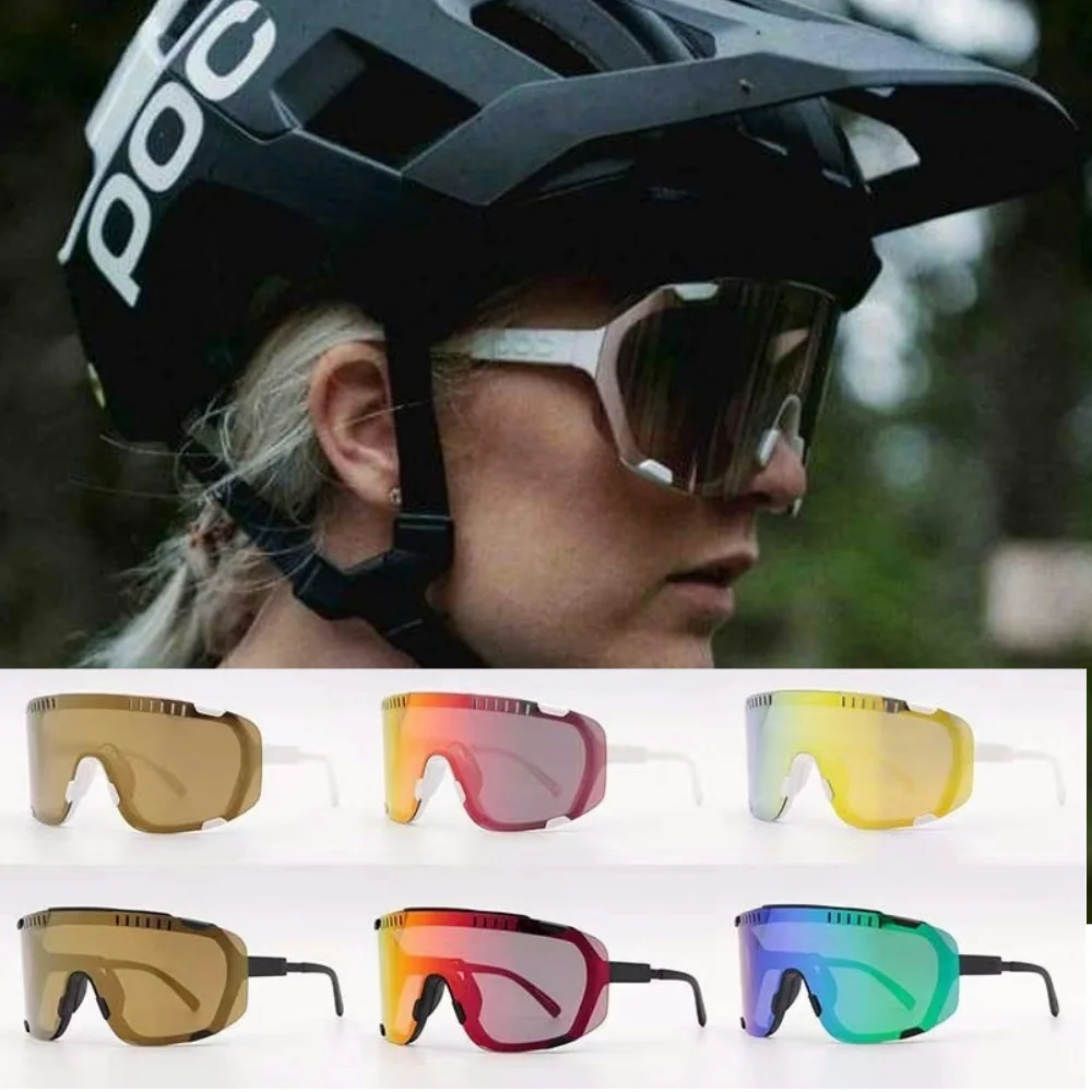 POC DEVOURS-Gafas para bicicleta de montaña y carretera, protección ocular para miopía, a prueba de viento, para deportes al aire libre