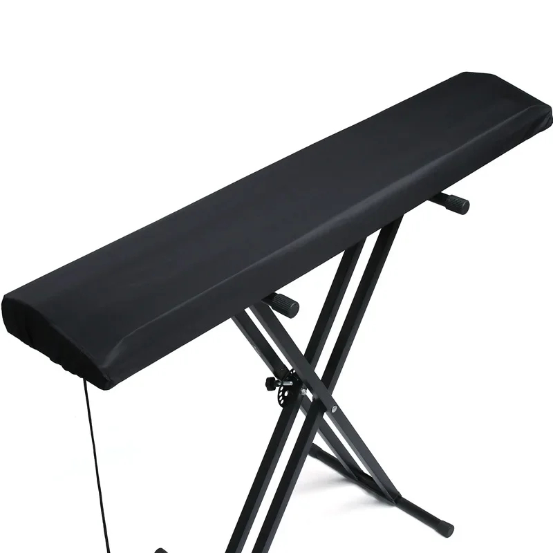 

1PC Black 61/88 Keys Digital Electric Piano Cover Electronic Piano Dust Cover with Shrink Draw with Phial Dust Cover