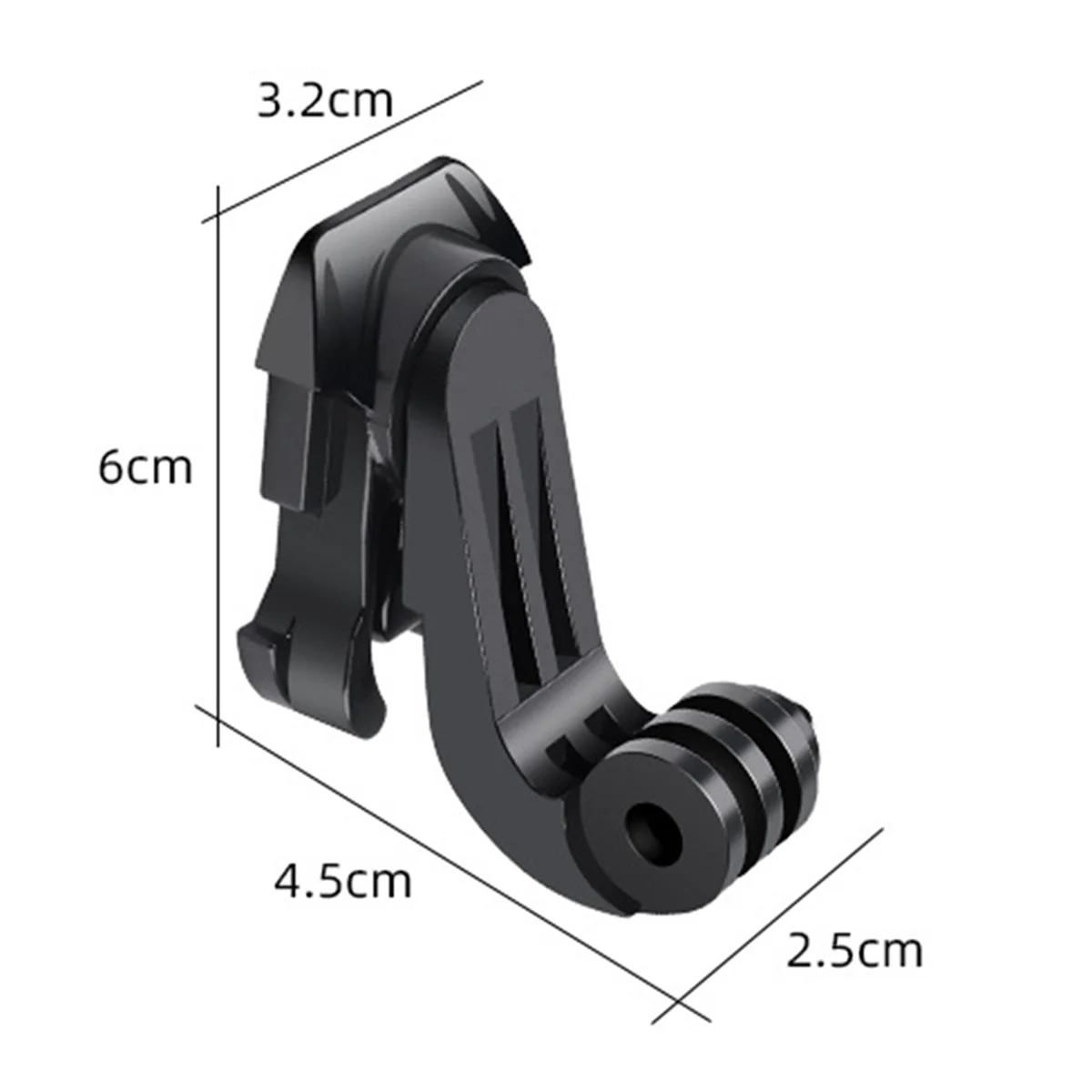 Y23A 360 Rotate J-Hook Buckle Quick Release Adapter Base Mount for GoPro 12 11 10 Action Camera Accessories