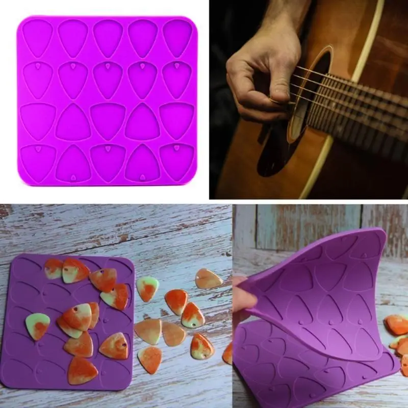 

R3MC 2 PCS Universal Guitar Picks Epoxy Resin Flom