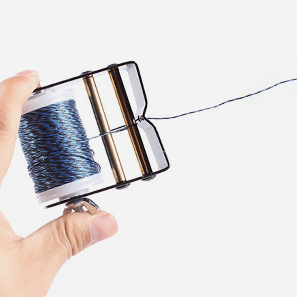 

Portable Thread Winder Durable Metal Mini Archery Winder Easy Carry Store Simple Color Scheme Fashionable Gift