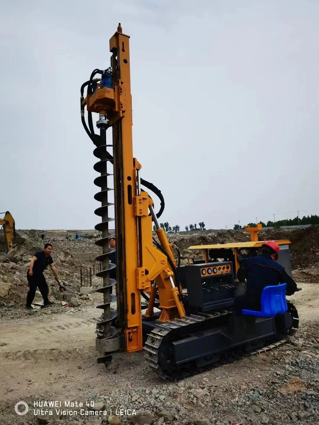High Quality FY Brand Mini Pile Driver Hydraulic PV Solar Drilling Rig Gear Pump Bearing Engine Core 53kw 3500mm Drilling Depth