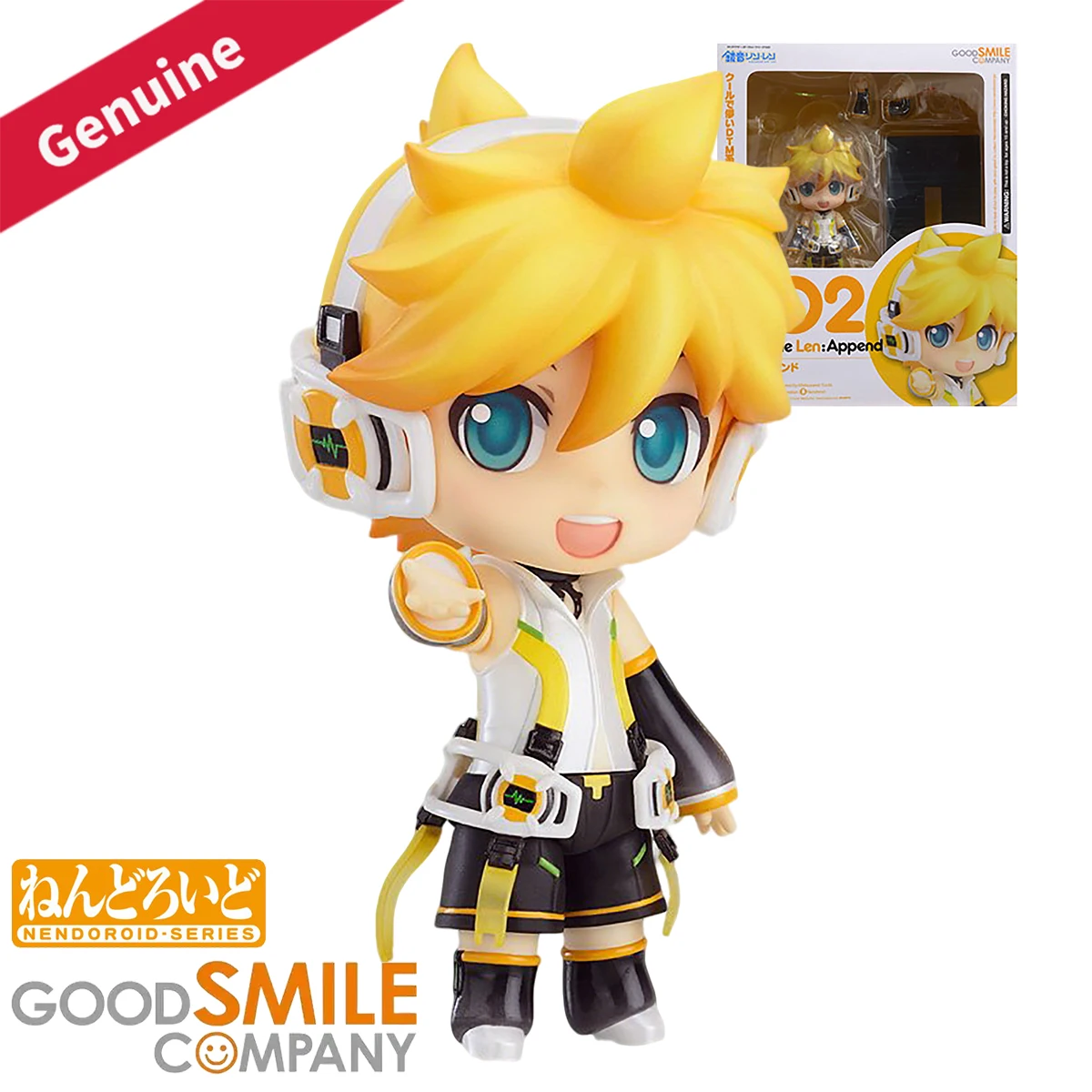 

Оригинальные фигурки Good Smile Company Nendoroid (коллекционные куклы) # 302) Фигурка персонажа аниме Vocaloid Кагамине Лен для декора