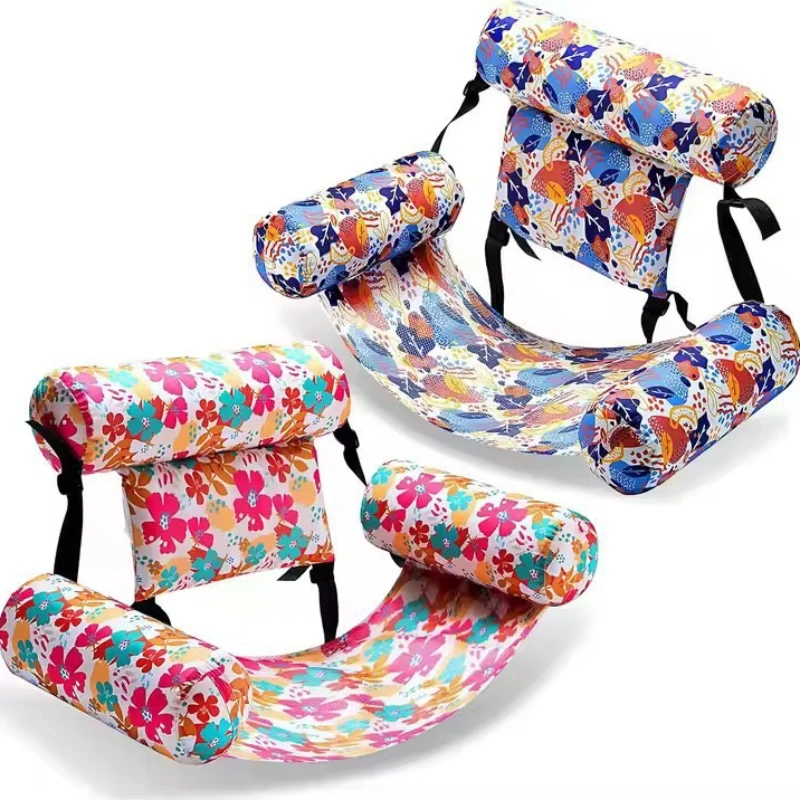 

Multifunctional mesh floating bed water foldable three-tube backrest floating bed water floatings hammock