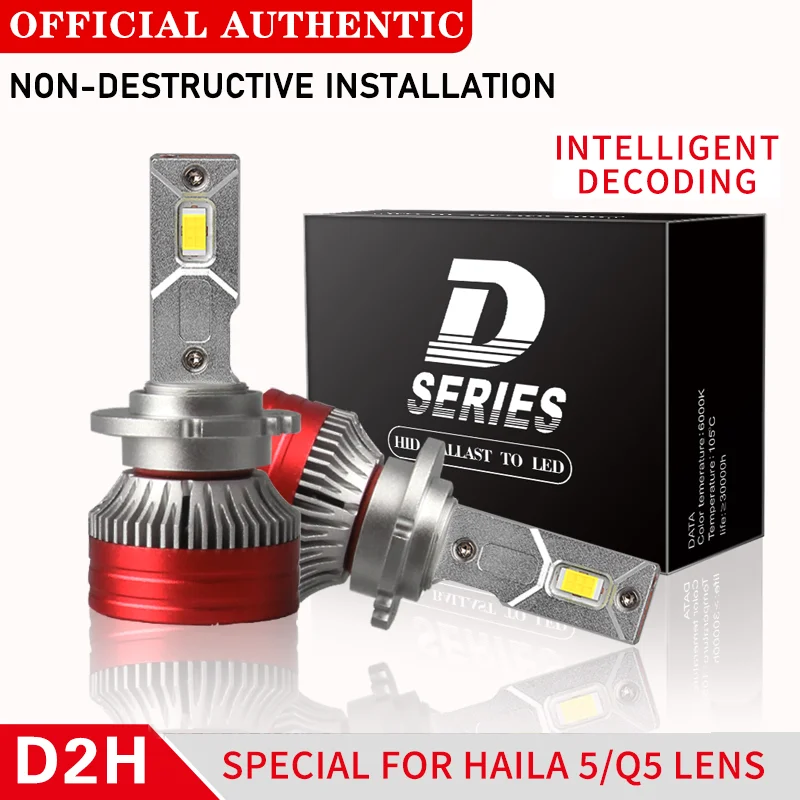 2Pcs D2H LED Car Headlight Lights – סקירה ובדיקה מפורטת