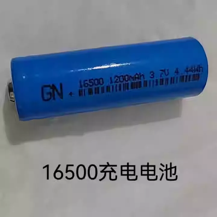 buy more will cheap 3.7V rechargeable battery original lithium battery ICR INR with pointed charging battery 16500 1200mAh