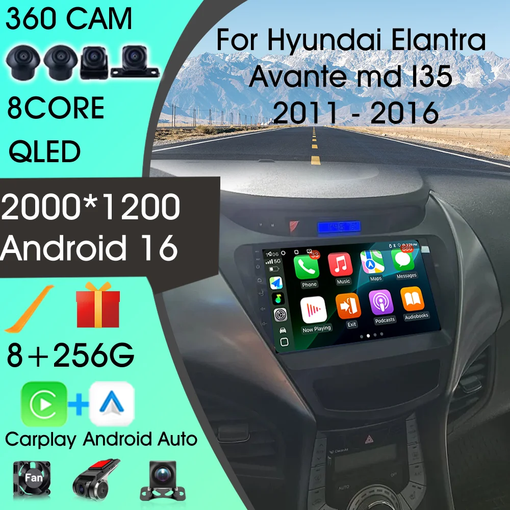 Android 15 Car Blue…