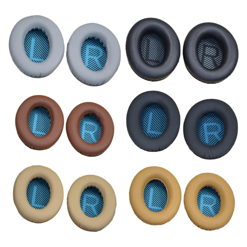 

1 Pair Earpads Headphones Ear Pad Earphone Cover Improved Comfort for QC35 QC25 QC15 Replacement Spare Part