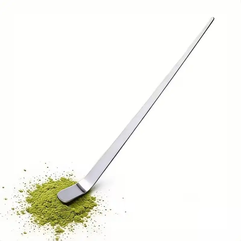 Stainless Steel Tea Sticks With Japanese Traditional Matcha Scoop Teaware For Tea Ceremony Kitchen Leaf Tea Tool