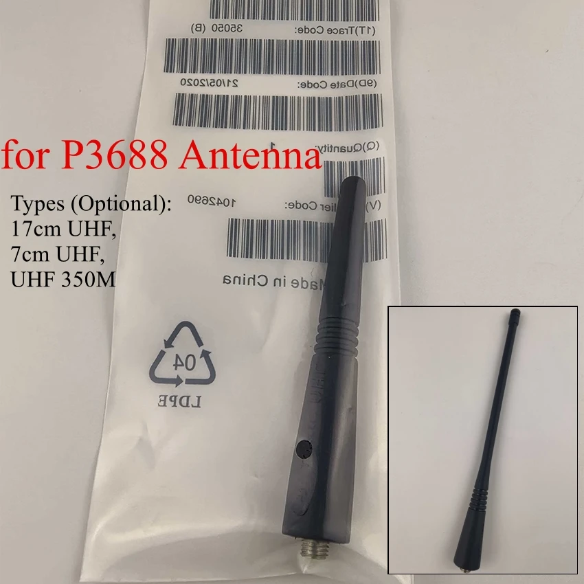 

Walkie-talkie Antenna for P3688 Walkie-talkie 88S GP328 338 CP1200 CP1660 Antenna UHF Accessories