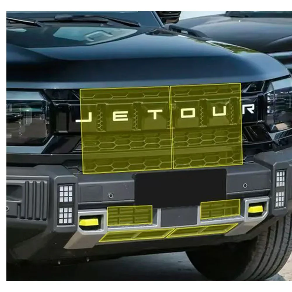 

For Jetour T2 Traveller 2022 2023 Car Front Grille Insect Proof Net Radiator Condenser Protective Cover Auto Accessories