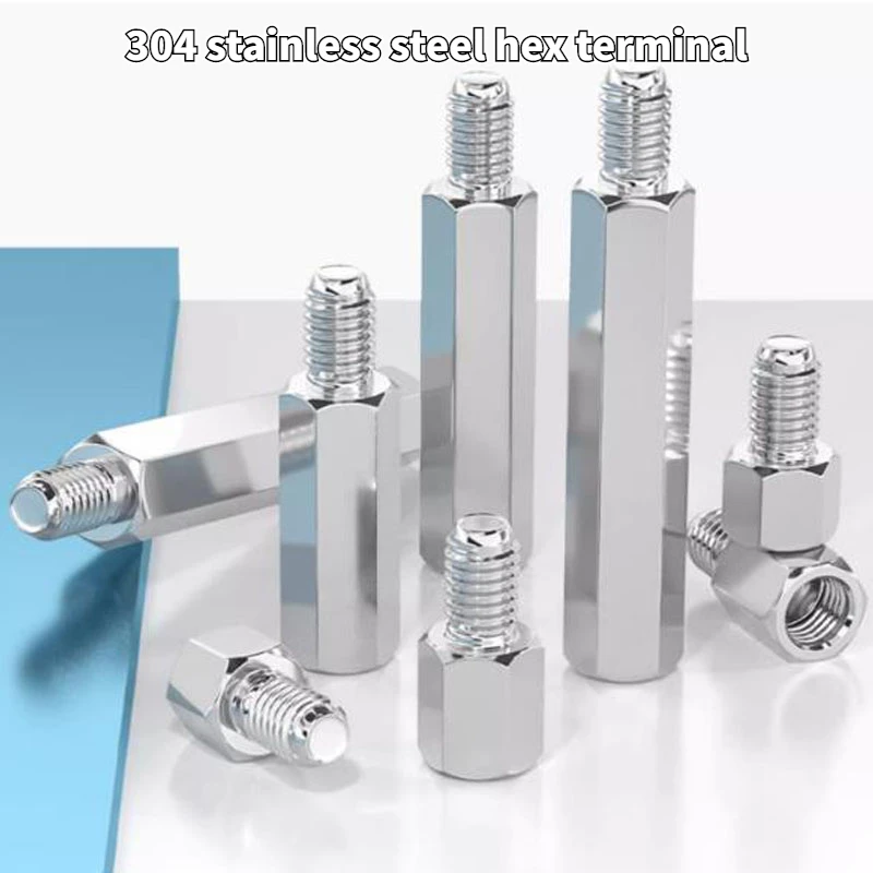 10x M3 M4 giunto giunto esagonale distanziatore esagonale pilastro M-F distanziale maschio-femmina per scheda PCB Motherboard304 acciaio inossidabile A2-70