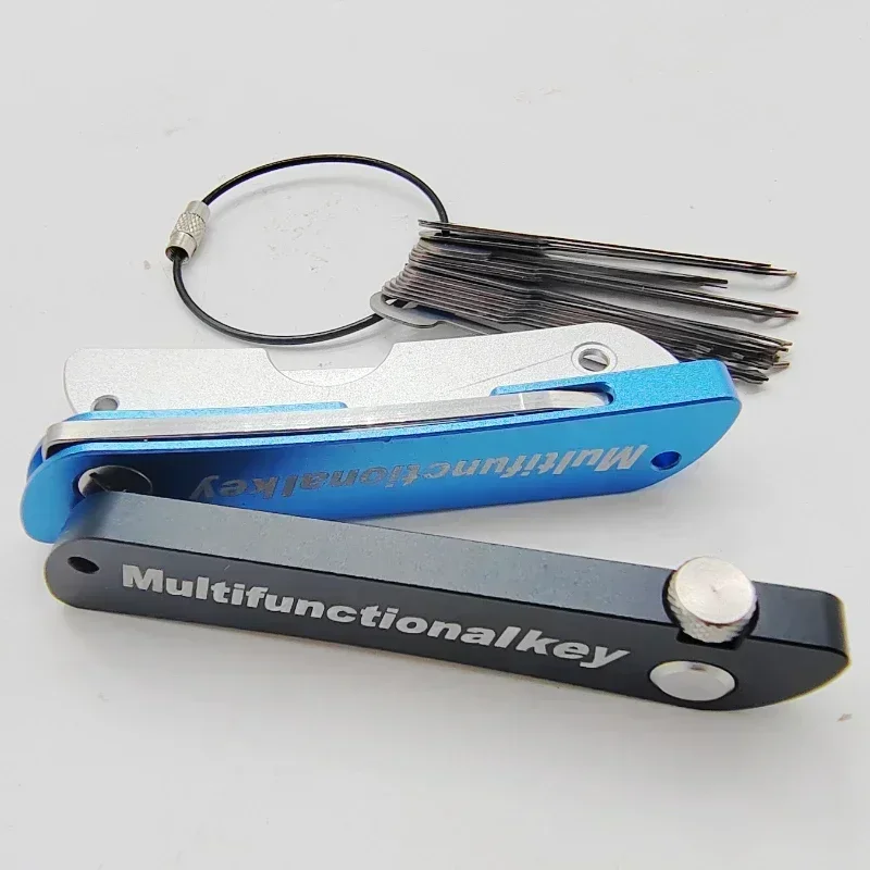 1PCS Picklock UNTUK Jackknife Micha Tetra Lockpick Keychain Tool Profesional Ganzua Game Auto Bypass Lock Bumping Picks Picking