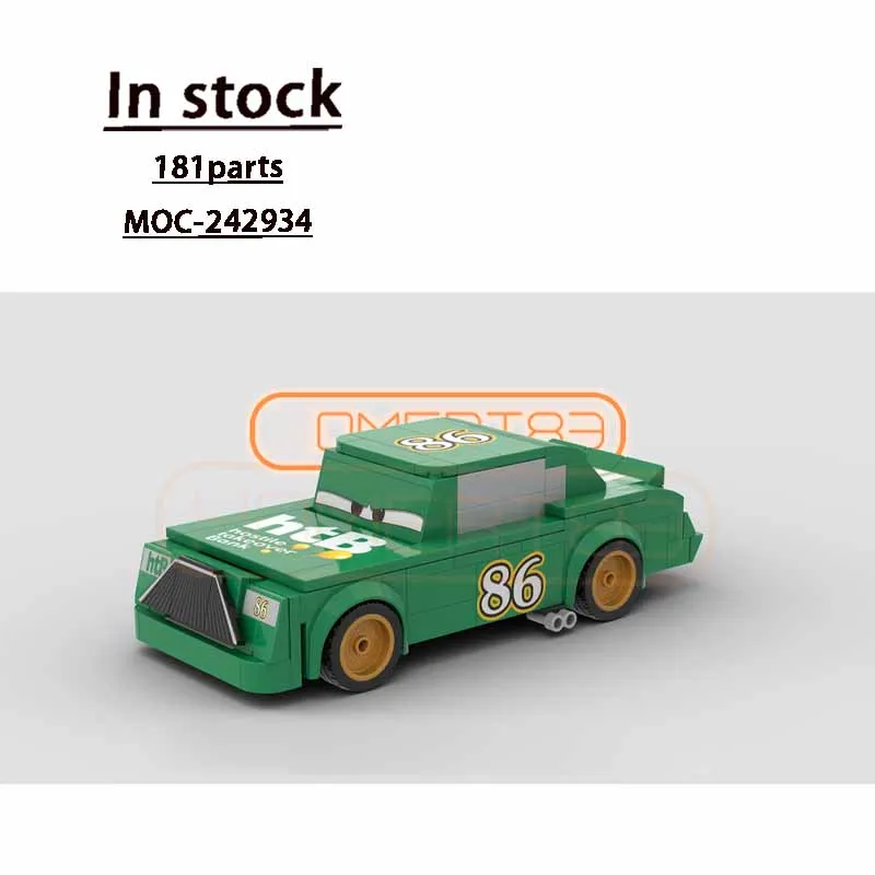 

MOC-242934 New Classic Iconic Sports Racing Car Building Block Model,181Parts, Boys' Children's Birthday Building Block Toy Gift