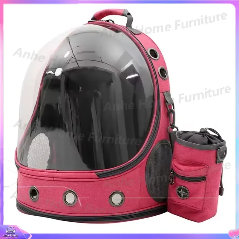 Transparent Pet Carrier Backpack Breathable Large Capacity Portable Travel Dog Cat Bag School Style Puppy Kitten Sling