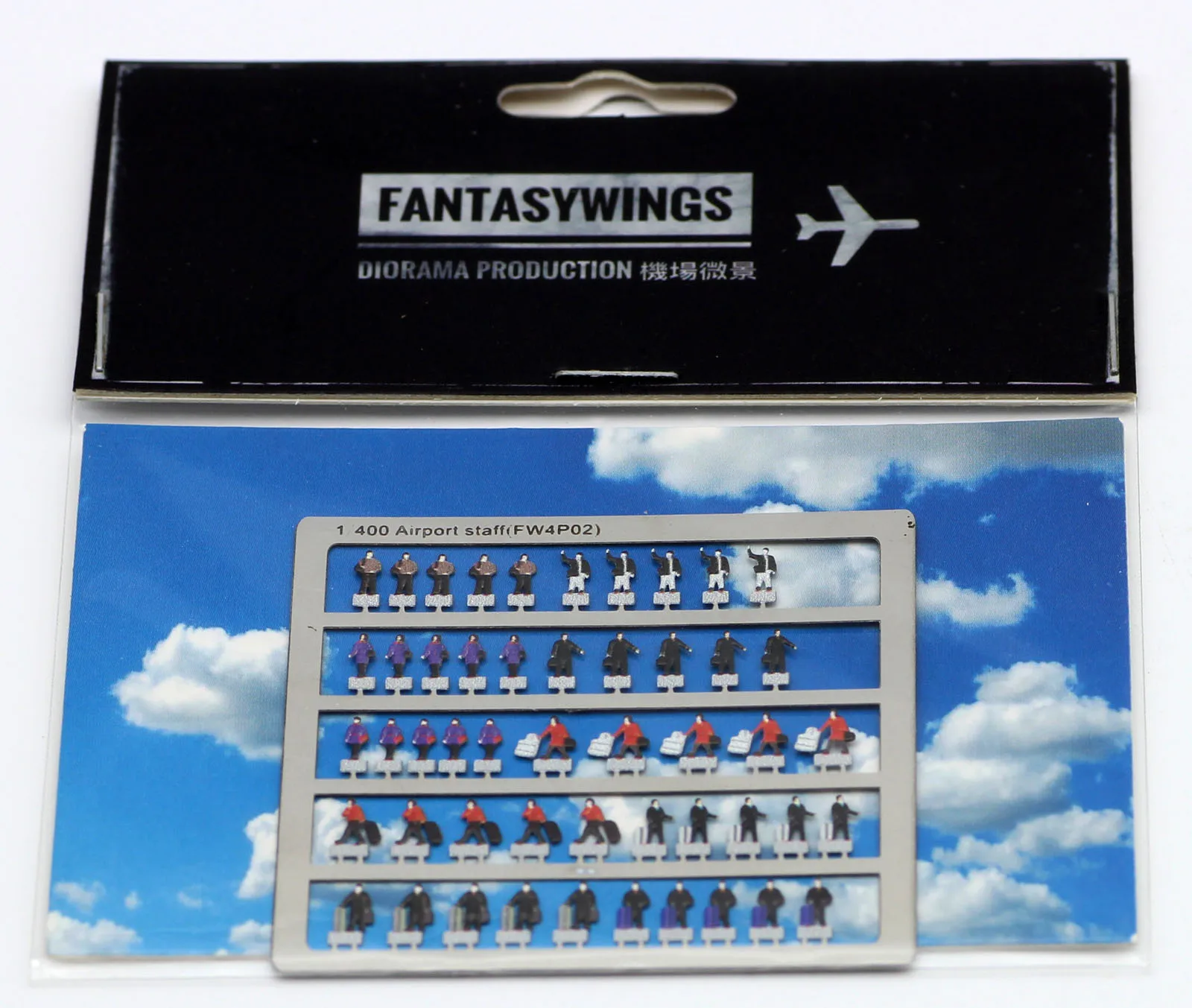 FW4CP02 Fantasywings 1:400 Diorama Production Airport staff Diecast Diecast