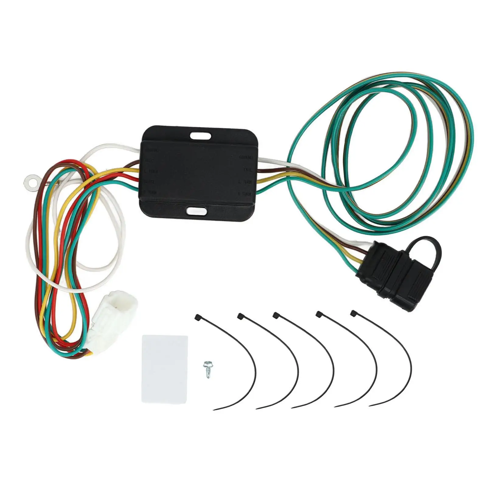 4 Pin Trailer Wiring Harness Adapter Safe Connection 55106 Wearproof Long Lasting for Honda cr-v 2007-2011