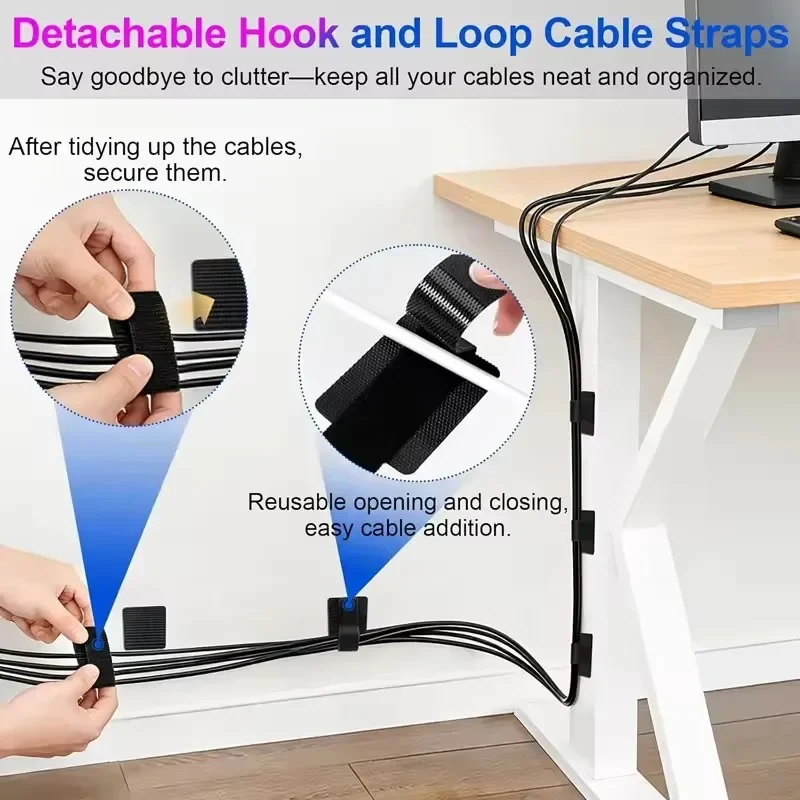 4-40 комплектов для организаци – обзор и цена Cable Organizer