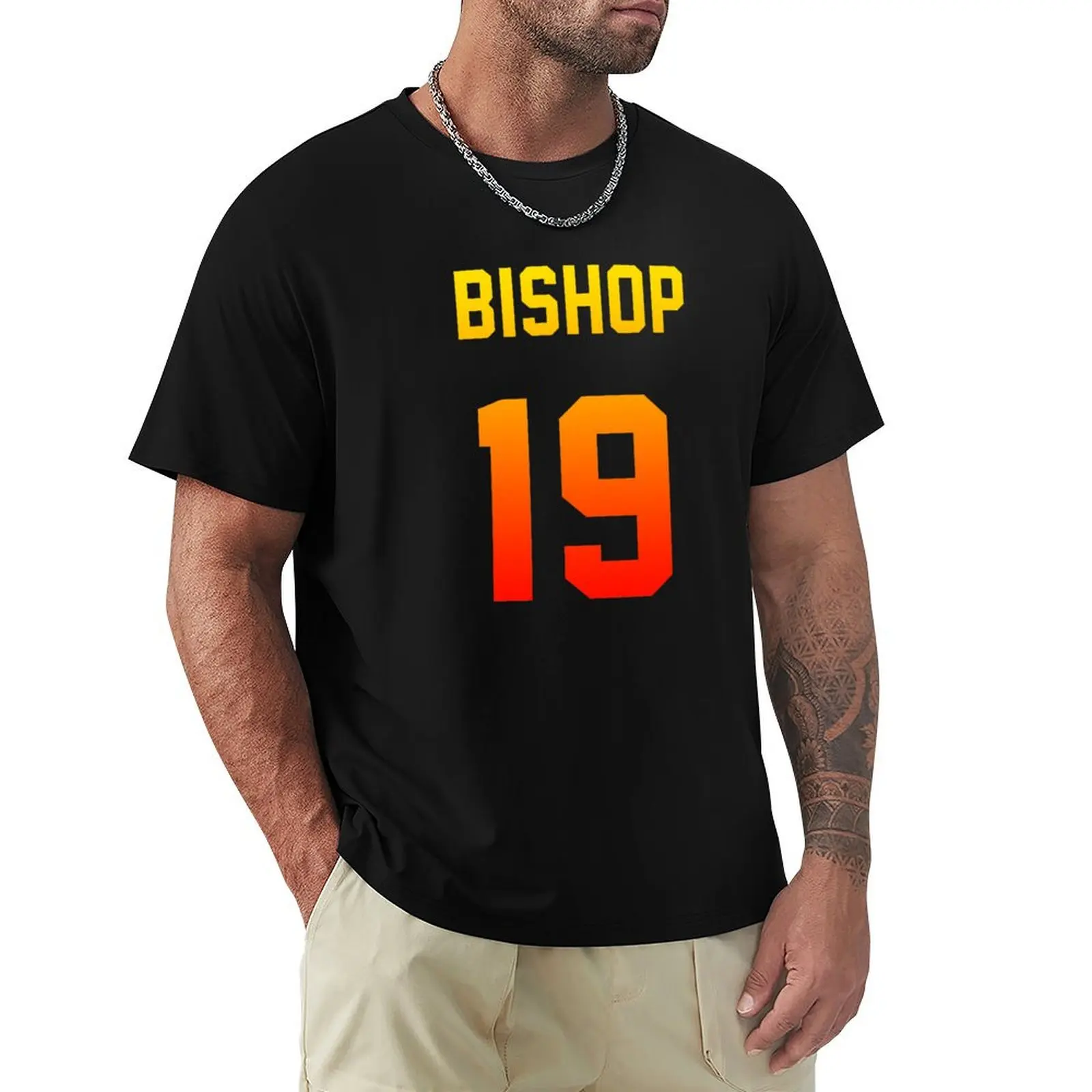 

OMBRE JERSEY: Maya Bishop T-Shirt summer shirt funny shirt cotton street wear tshirts for men