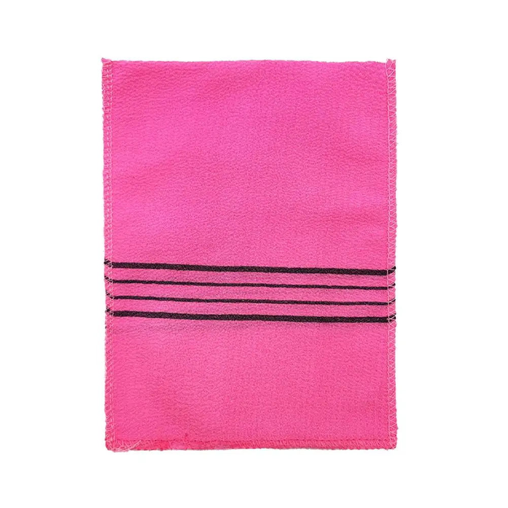 Shower Bath Scrub Glove Korean Exfoliating Body Scrub Shower Towel Washcloth Portable For Adults Coarse Grain Brush K9U1