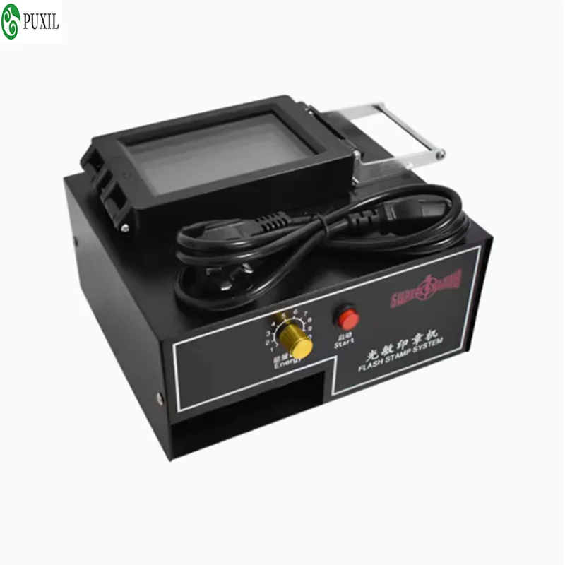 220V Photosensitive Portrait Flash Stamp Machine Kit Selfinking Stamping Making Seal System Laser Engraving Machine