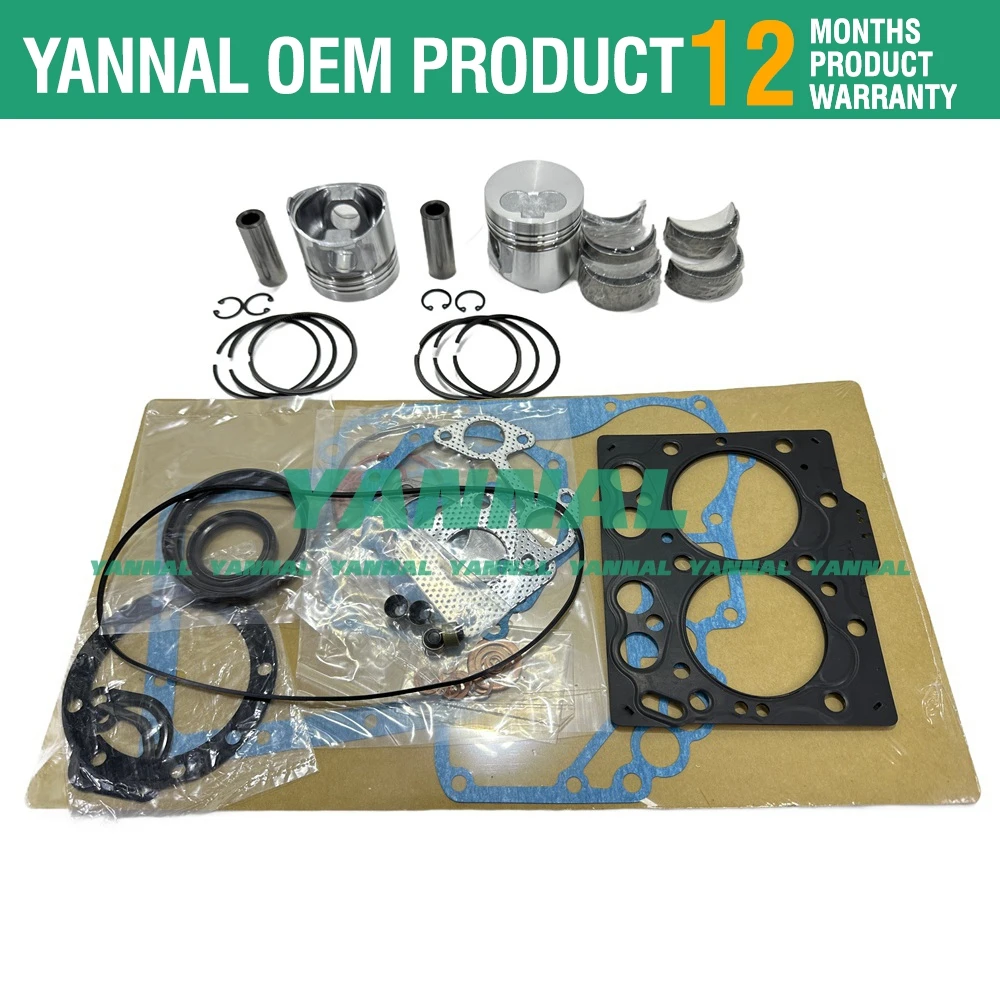 Overhaul Rebuild Kit 2TNE68 For Yanmar Engine B08-3 VIO10 PC03-2 Excavator HN15 HN-1A HN-2 Spare Parts