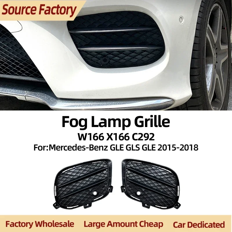

Bumpers For Mercedes Benz GLE W166 GLS X166 Coupe C292 2015-2018 Fog Light Grille Modification Accessories