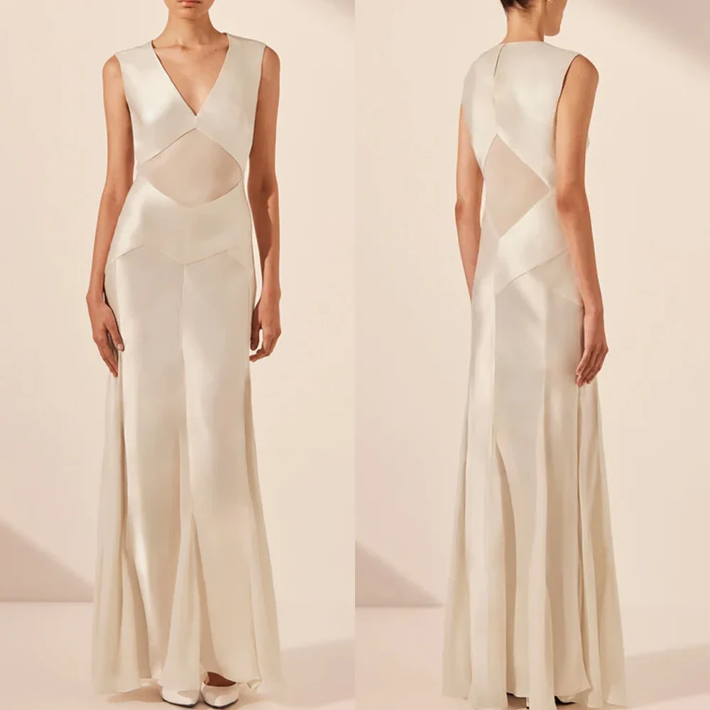 

Customized Sexy Elegant Maxi Dress-Pearl A-Line Evening Dresses Formal Exquisite Occasion High Quality Prom Party Gown for Women