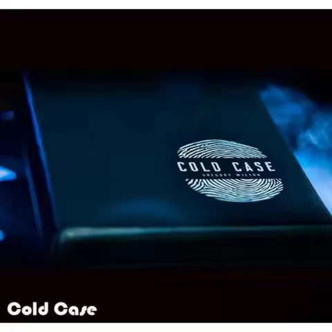 Cold Case (Gimmicks) By Greg Wilson Close Up Gimmicks Poker Deck Street Mentalism Classic Card Magic Tricks Magia Props Magician