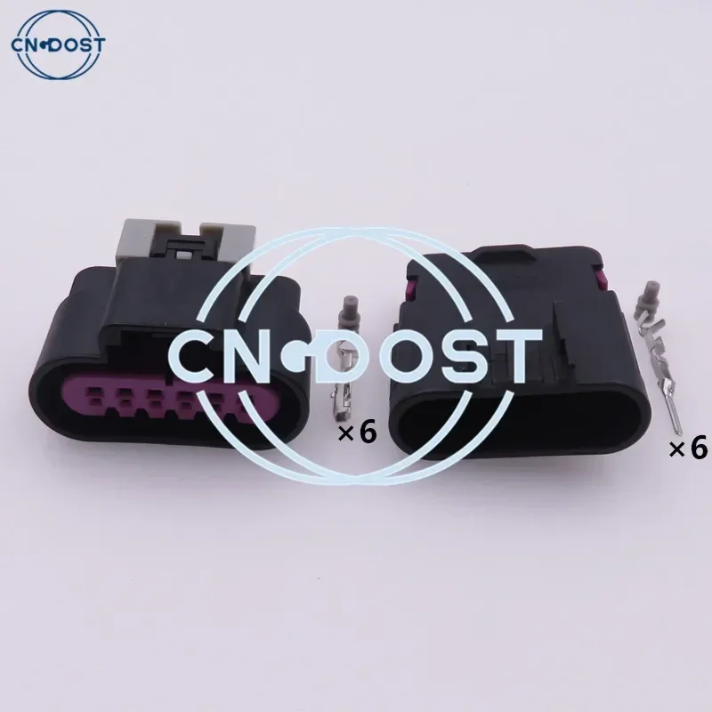1 Set 6 Pin 15326829 Throttle Position Sensor Socket AC Assembly Accelerator Pedal Position Plug For Delphi LS3 LS7 CTS-V