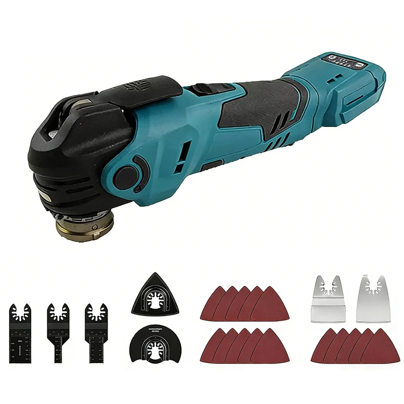 

For Makita/Dewalt/Milwaukee Trimming Cutter: 5-Gear Settings, 20V Li-Ion Battery, Multi-Use for Sawing, Cutting, Shoveling