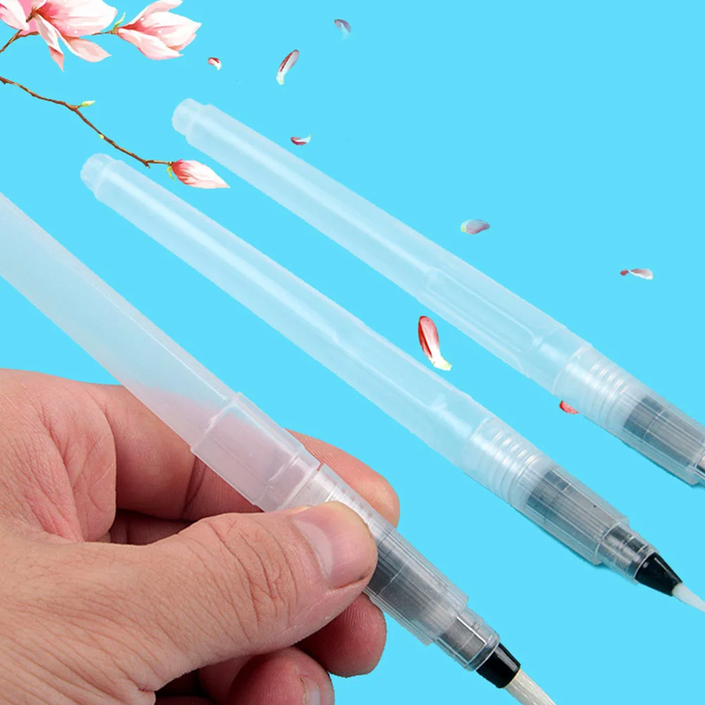 9 Pcs Water Soluble Colored Pencils Brush Pilot Ink Fountain Pens Coloring Child