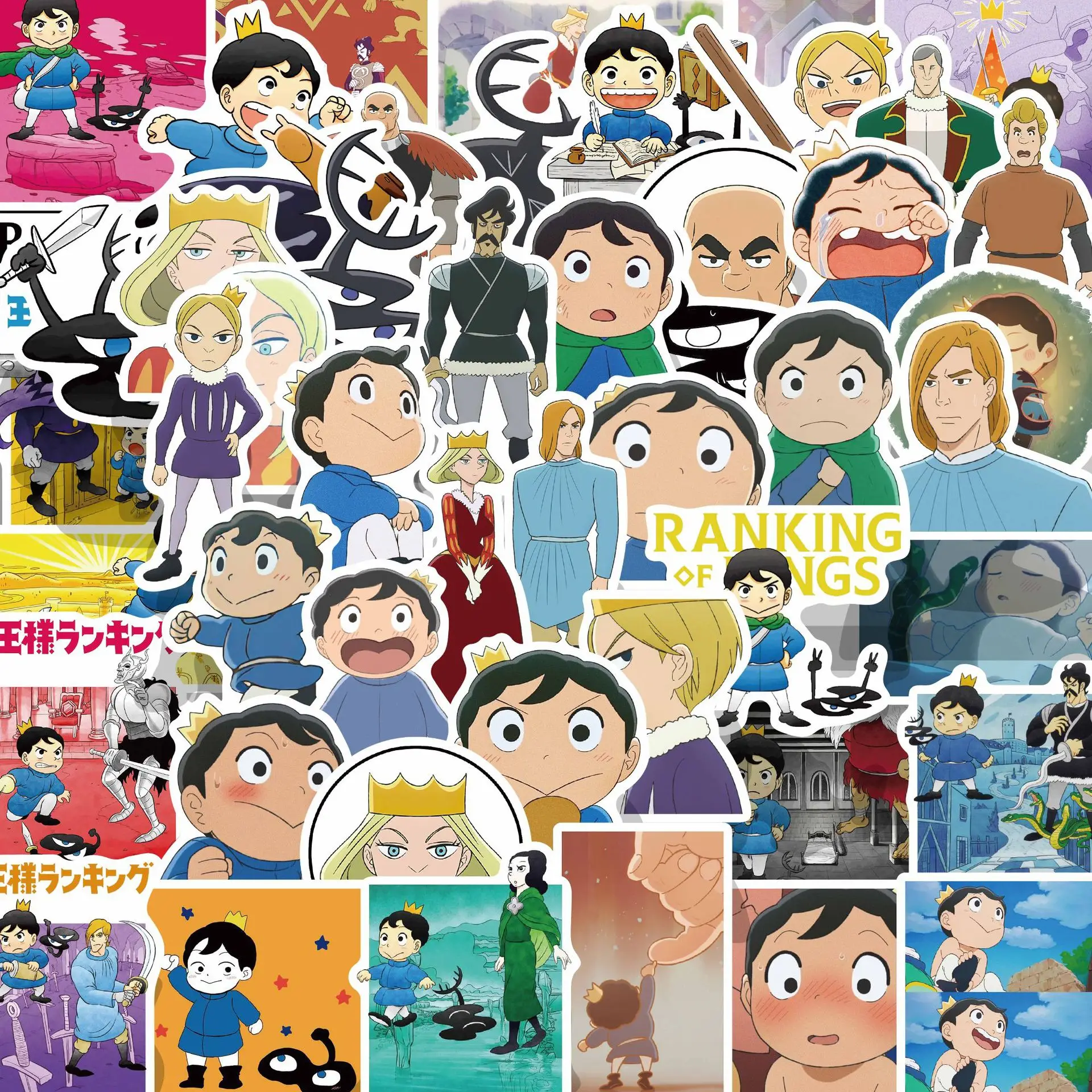 50 pezzi di classificazione dei re adesivi decorativi per notebook, frigorifero, ricompensa, carta diffusa, adesivo all'ingrosso