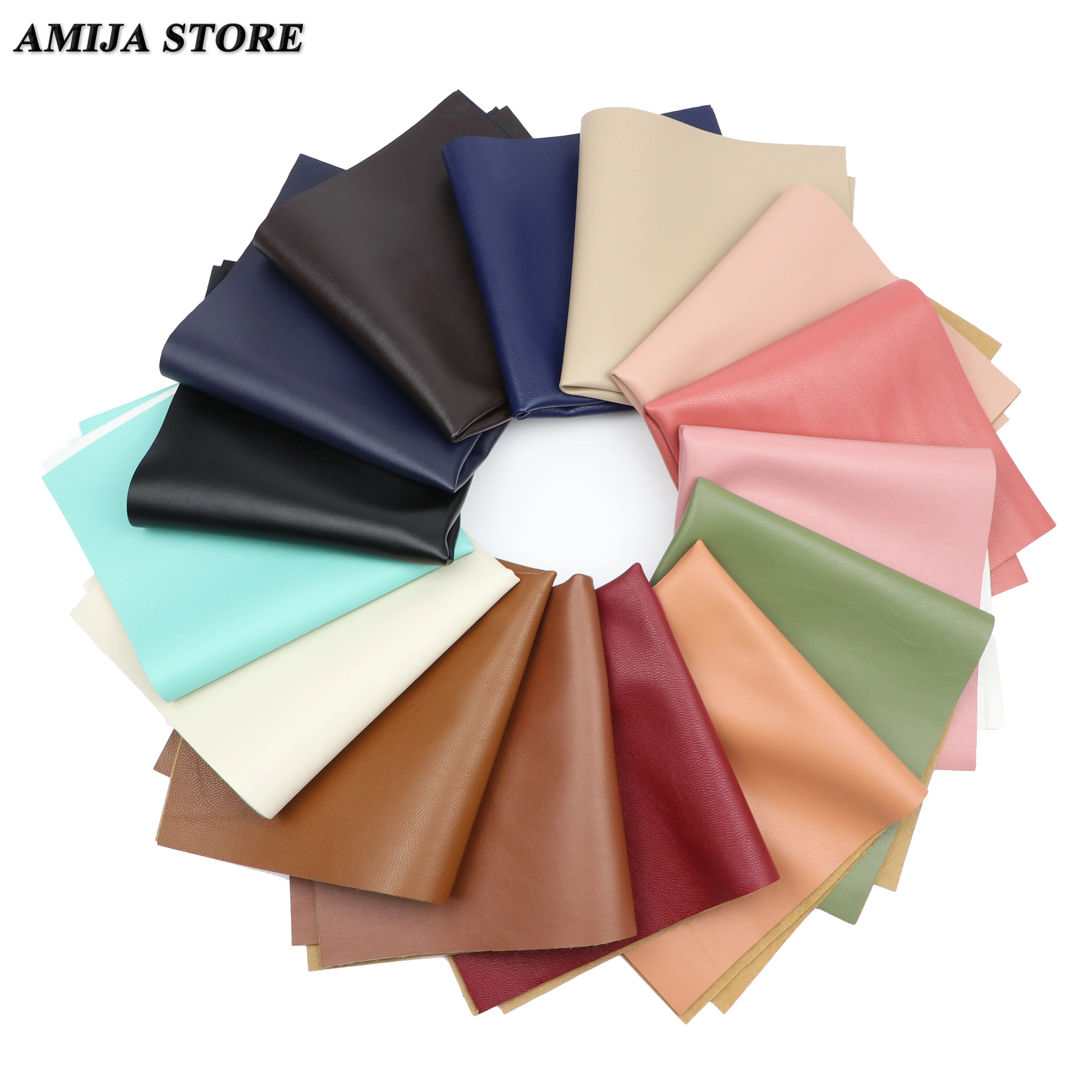 24*24cm PU Leather Men Handkerchief Green Black Pink Scarves Vintage Hankies Men's Pocket Square Solid Mens Suits Towel Snot Rag