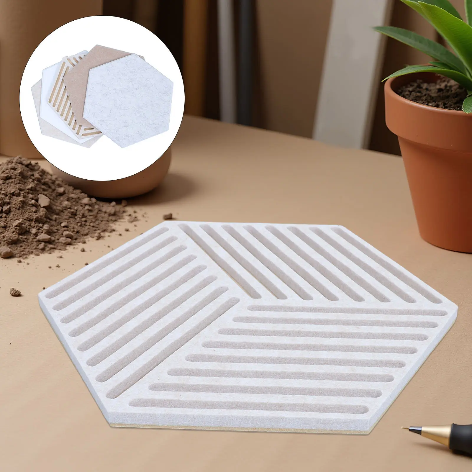 10pcs-hexagon-felt-boards-self-adhesive-cork-alternative-bulletin-tiles-noise-absorbing-wall-memo-display-board-for-office-home